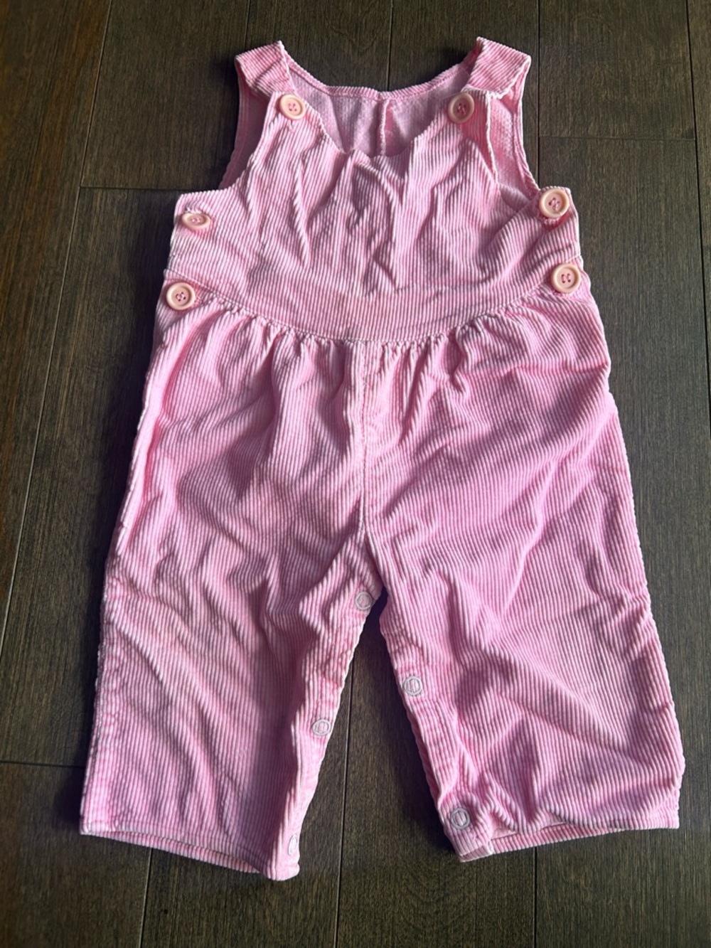 ❤️4 for $25❤️ 18-24 months vintage Pink Corduroy Overalls